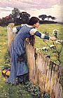 John William Waterhouse waterhouse The Flower Picker painting